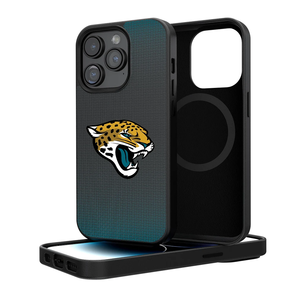 Jacksonville Jaguars Linen Logo iPhone Magnetic Bump Case