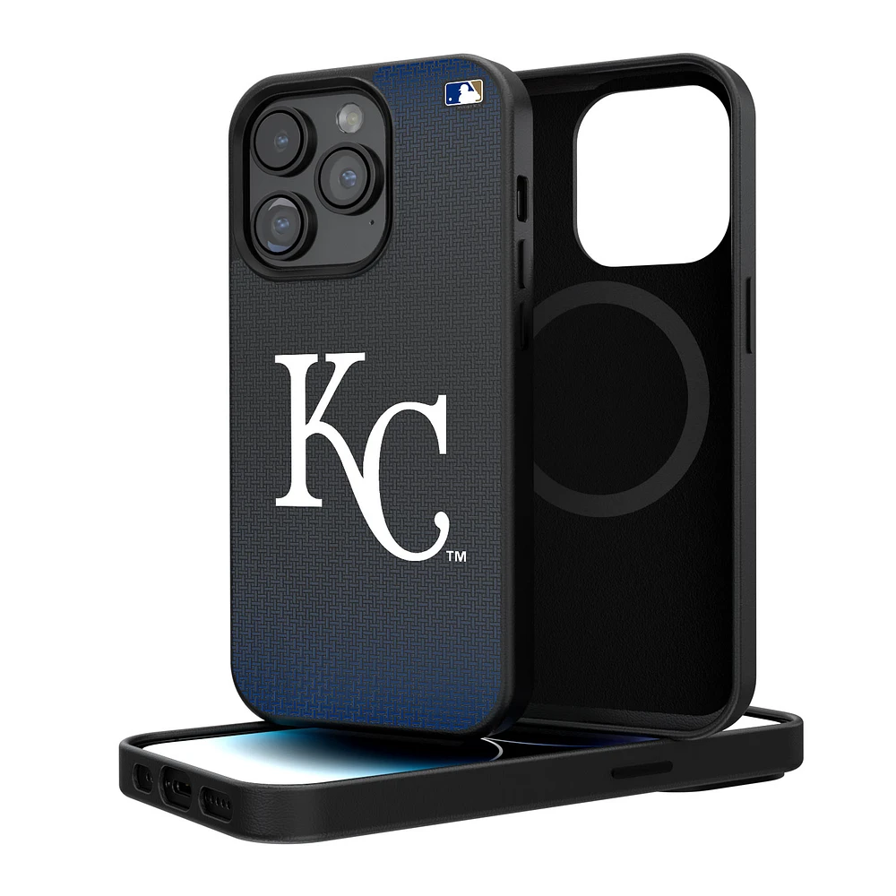 Kansas City Royals Linen Logo iPhone Magnetic Bump Case