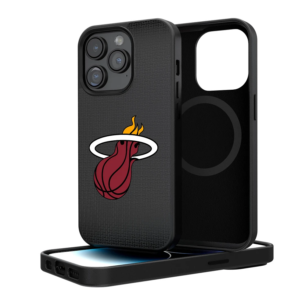 Miami Heat Linen Logo iPhone Magnetic Bump Case