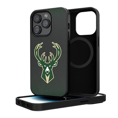 Milwaukee Bucks Linen Logo iPhone Magnetic Bump Case