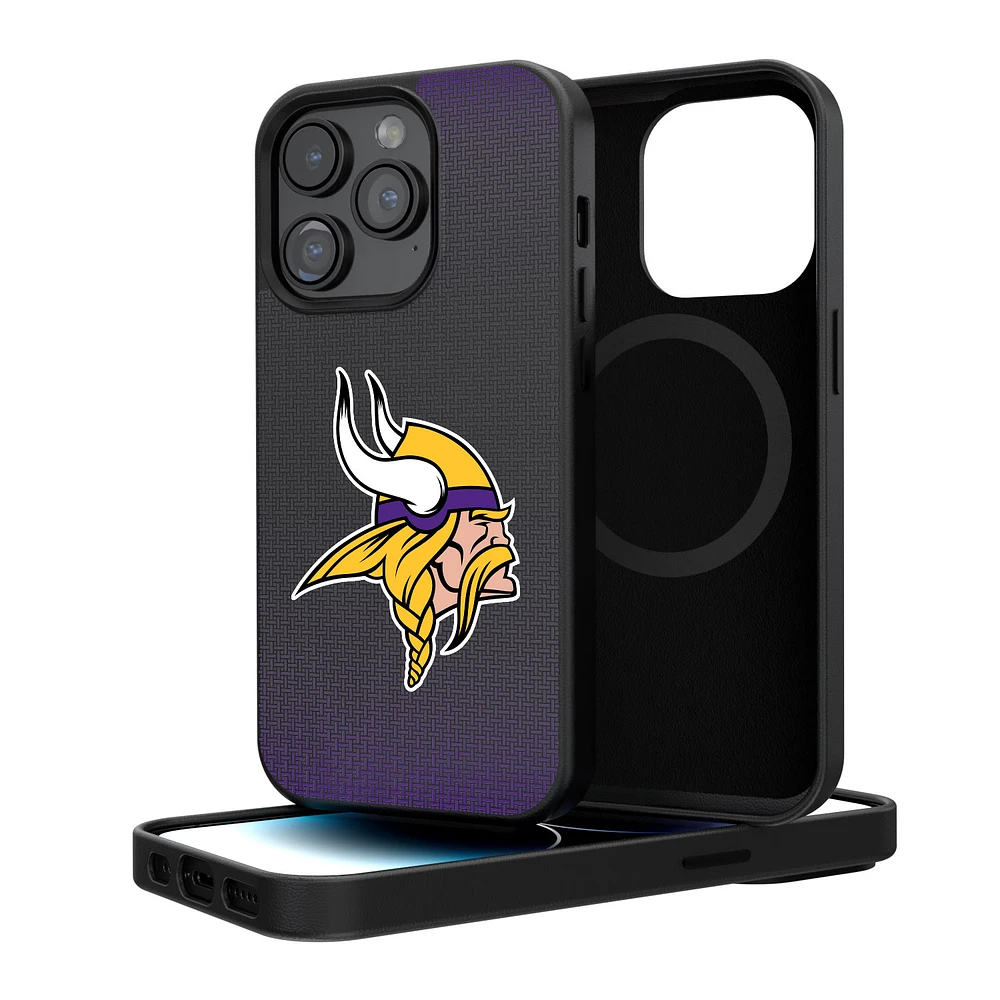 Minnesota Vikings Linen Logo iPhone Magnetic Bump Case
