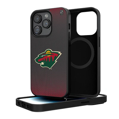Minnesota Wild Linen Logo iPhone Magnetic Bump Case