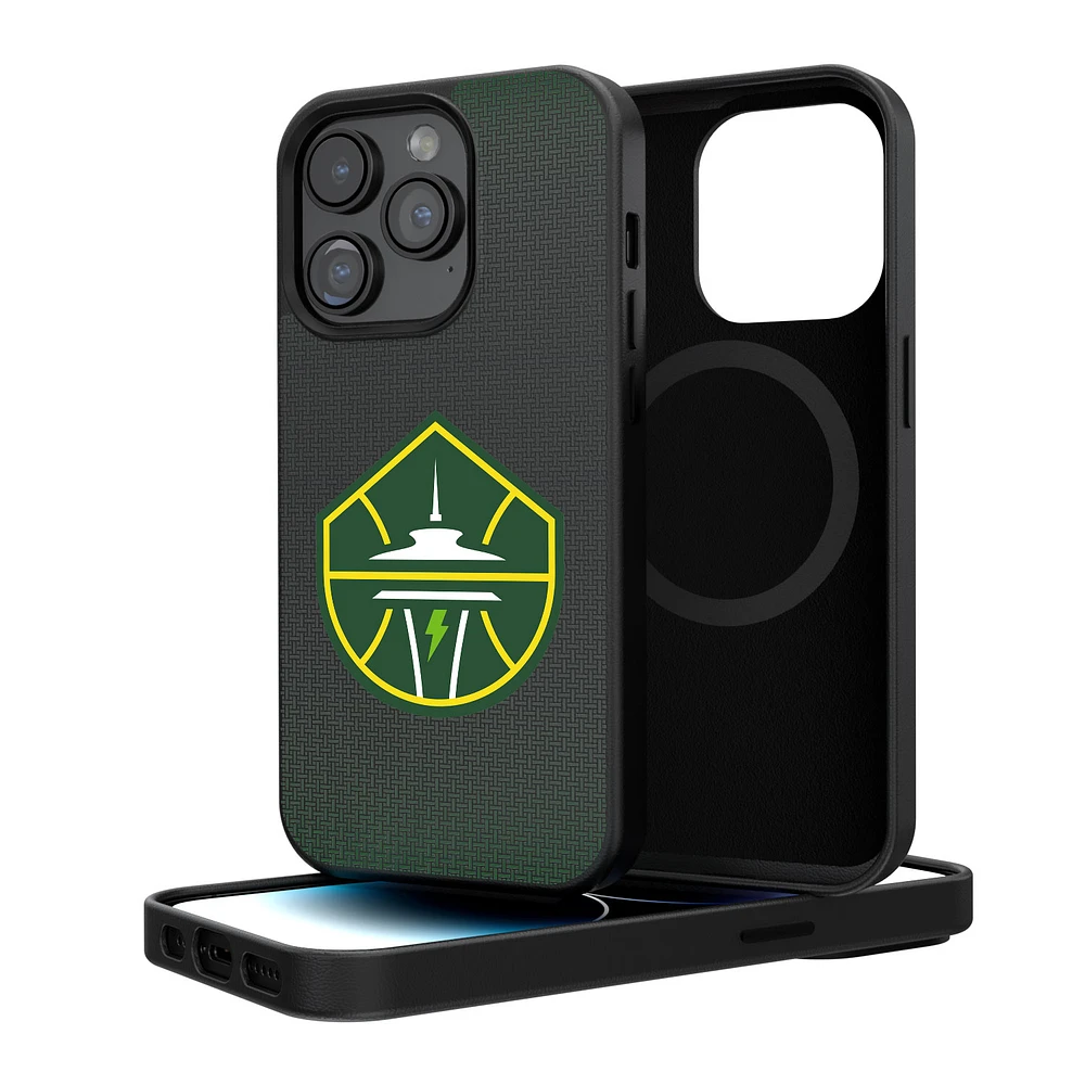 Seattle Storm Linen Logo iPhone Magnetic Bump Case