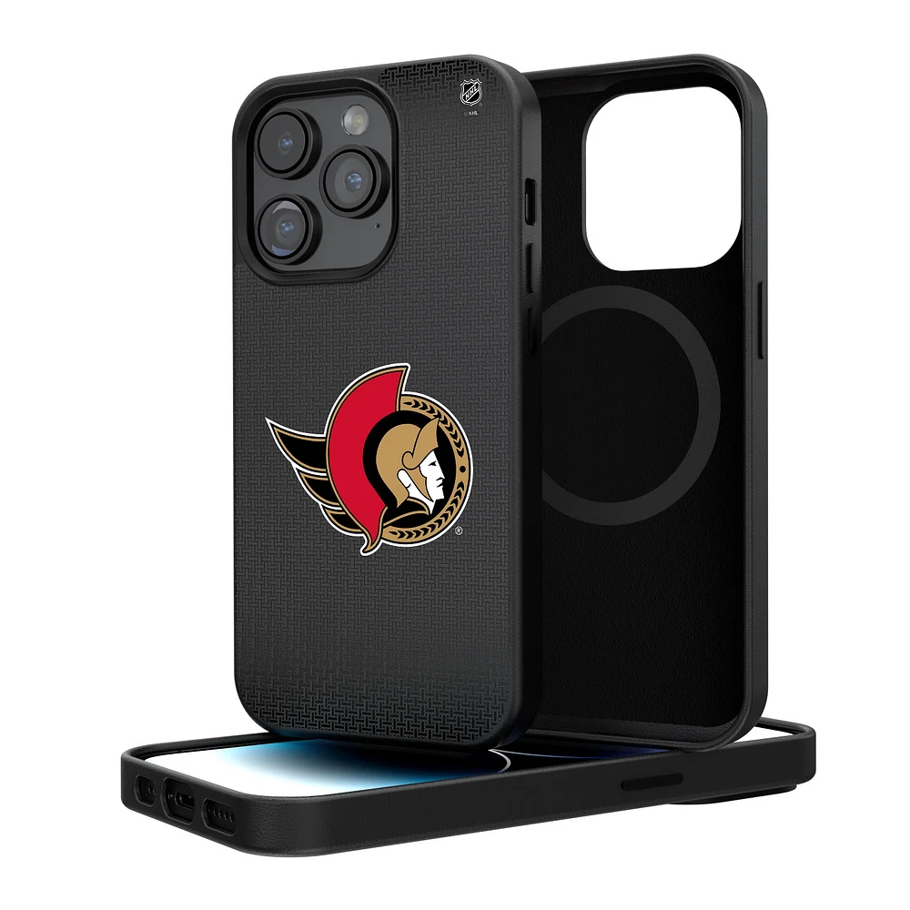 Ottawa Senators Linen Logo iPhone Magnetic Bump Case