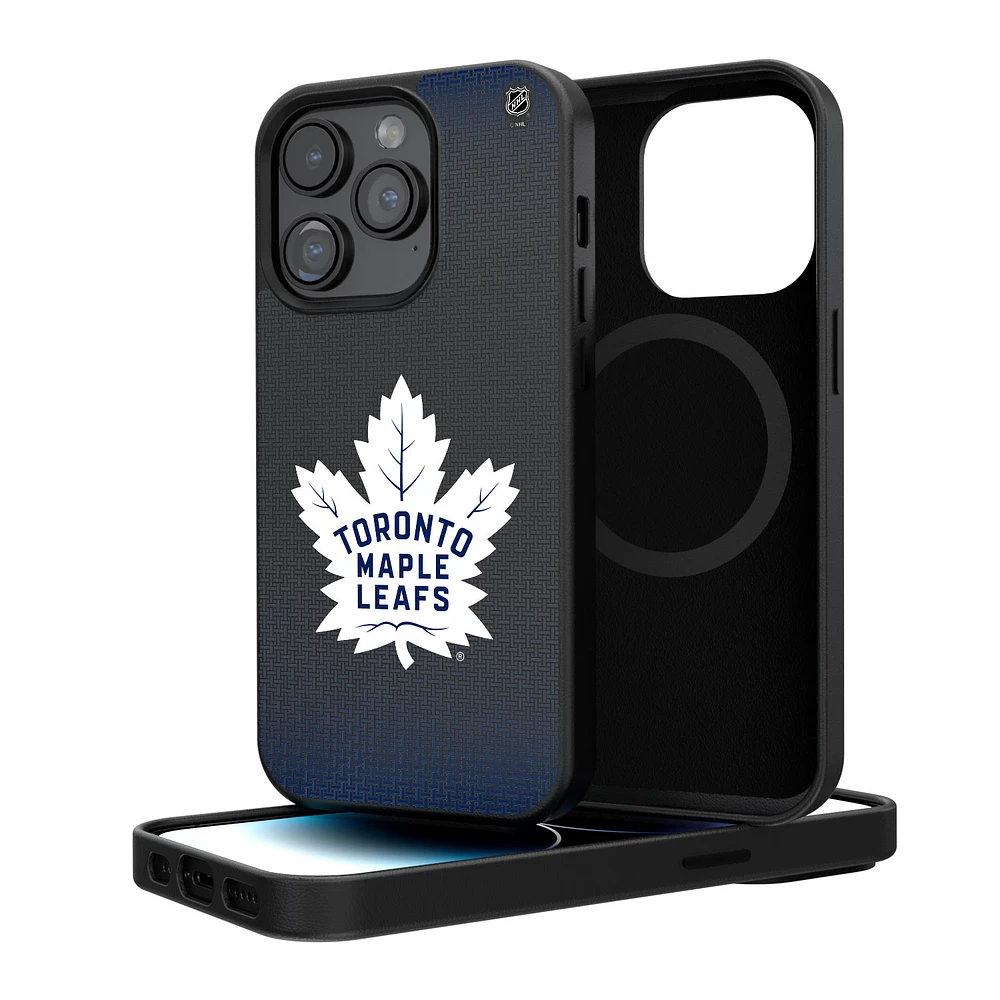 Toronto Maple Leafs Linen Logo iPhone Magnetic Bump Case