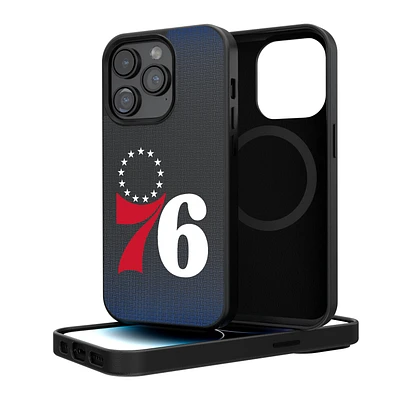 Philadelphia 76ers Linen Logo iPhone Magnetic Bump Case