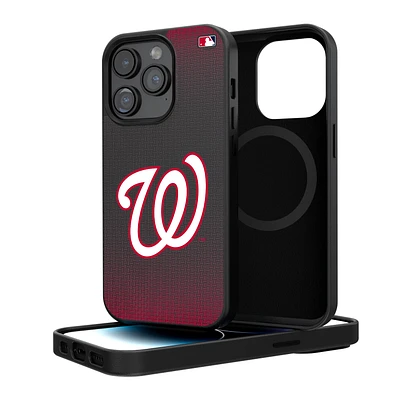 Washington Nationals Linen Logo iPhone Magnetic Bump Case