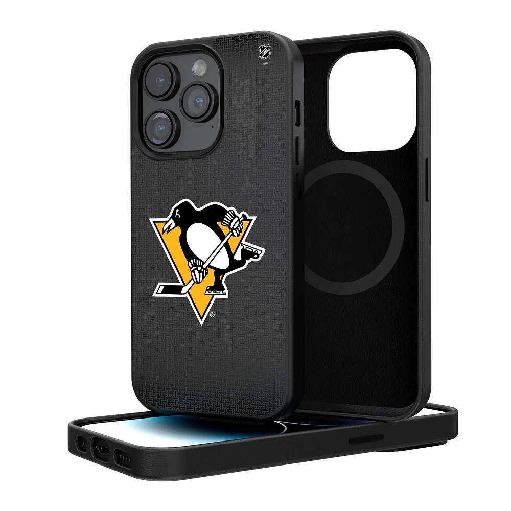Pittsburgh Penguins Linen Logo iPhone Magnetic Bump Case