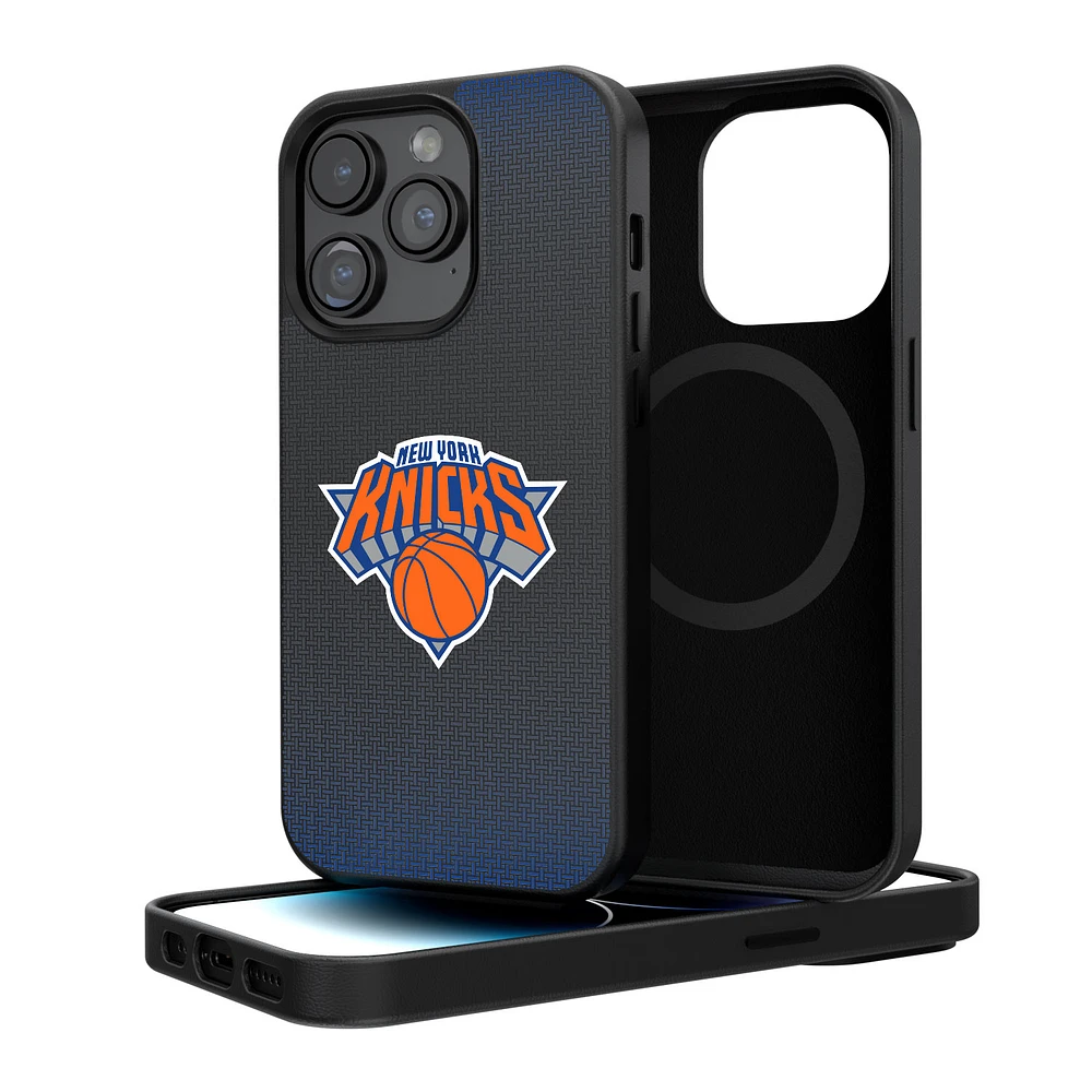 New York Knicks Linen Logo iPhone Magnetic Bump Case