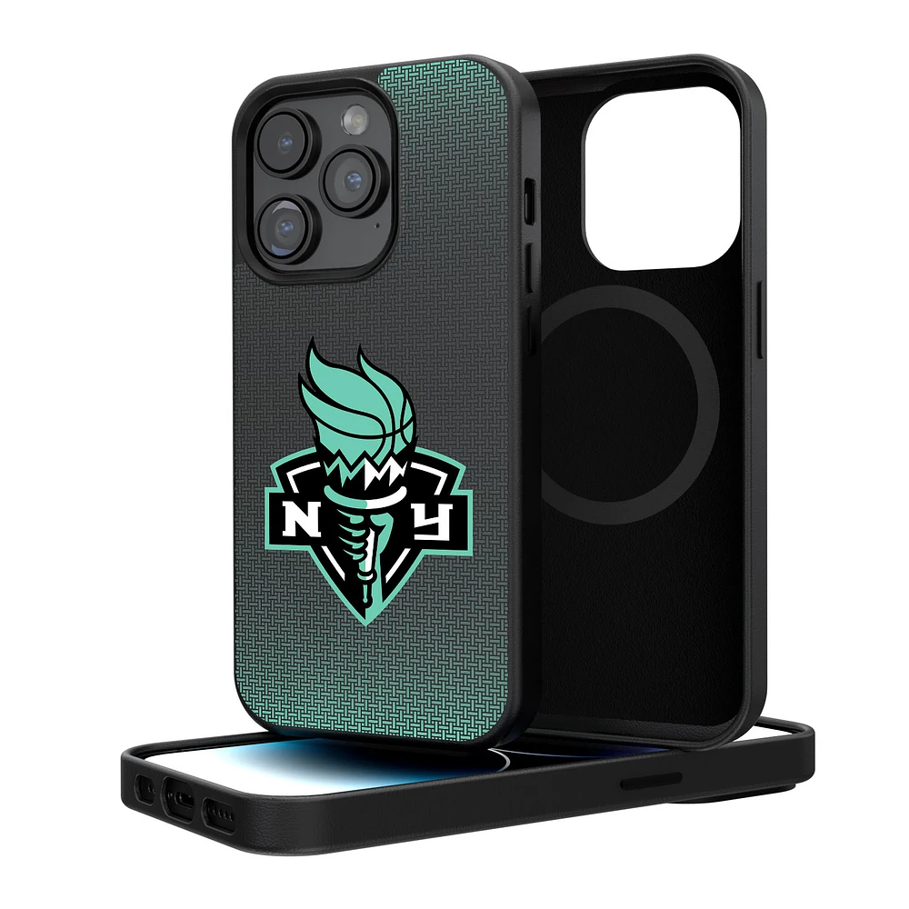 New York Liberty Linen Logo iPhone Magnetic Bump Case