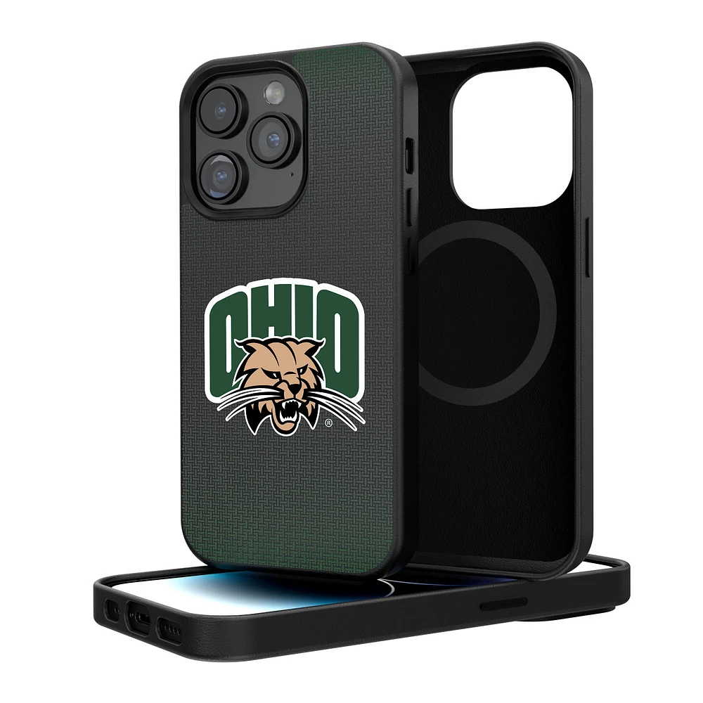 Ohio Bobcats Linen Logo iPhone Magnetic Bump Case