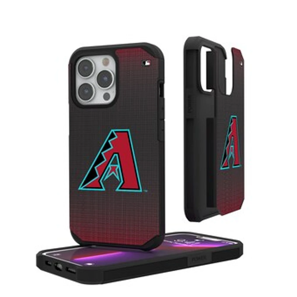 Arizona Diamondbacks Linen Logo iPhone Rugged Case