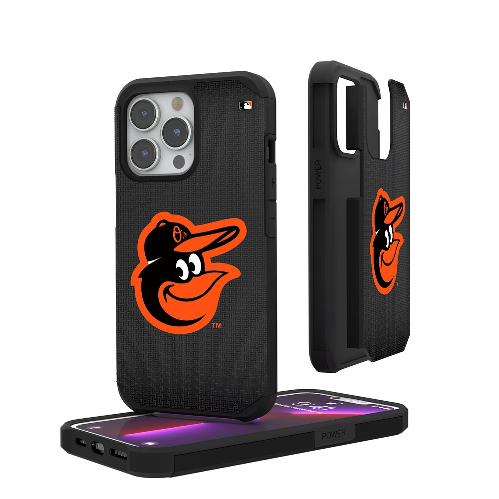 Baltimore Orioles Linen Logo iPhone Rugged Case