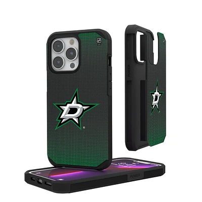 Dallas Stars Linen Logo iPhone Rugged Case