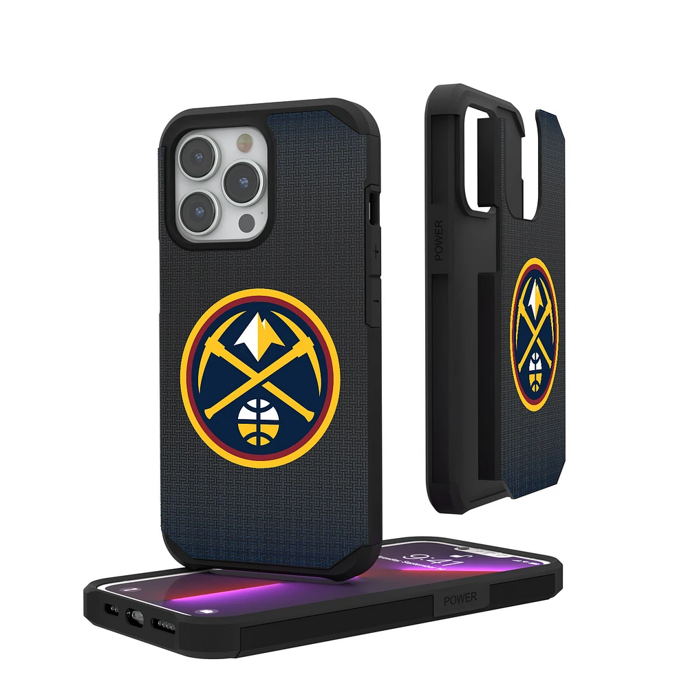 Denver Nuggets Linen Logo iPhone Rugged Case