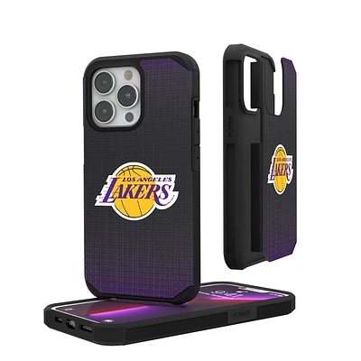 Los Angeles Lakers Linen Logo iPhone Rugged Case