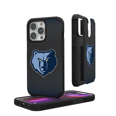 Memphis Grizzlies Linen Logo iPhone Rugged Case