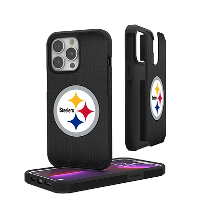 Pittsburgh Steelers Linen Logo iPhone Rugged Case
