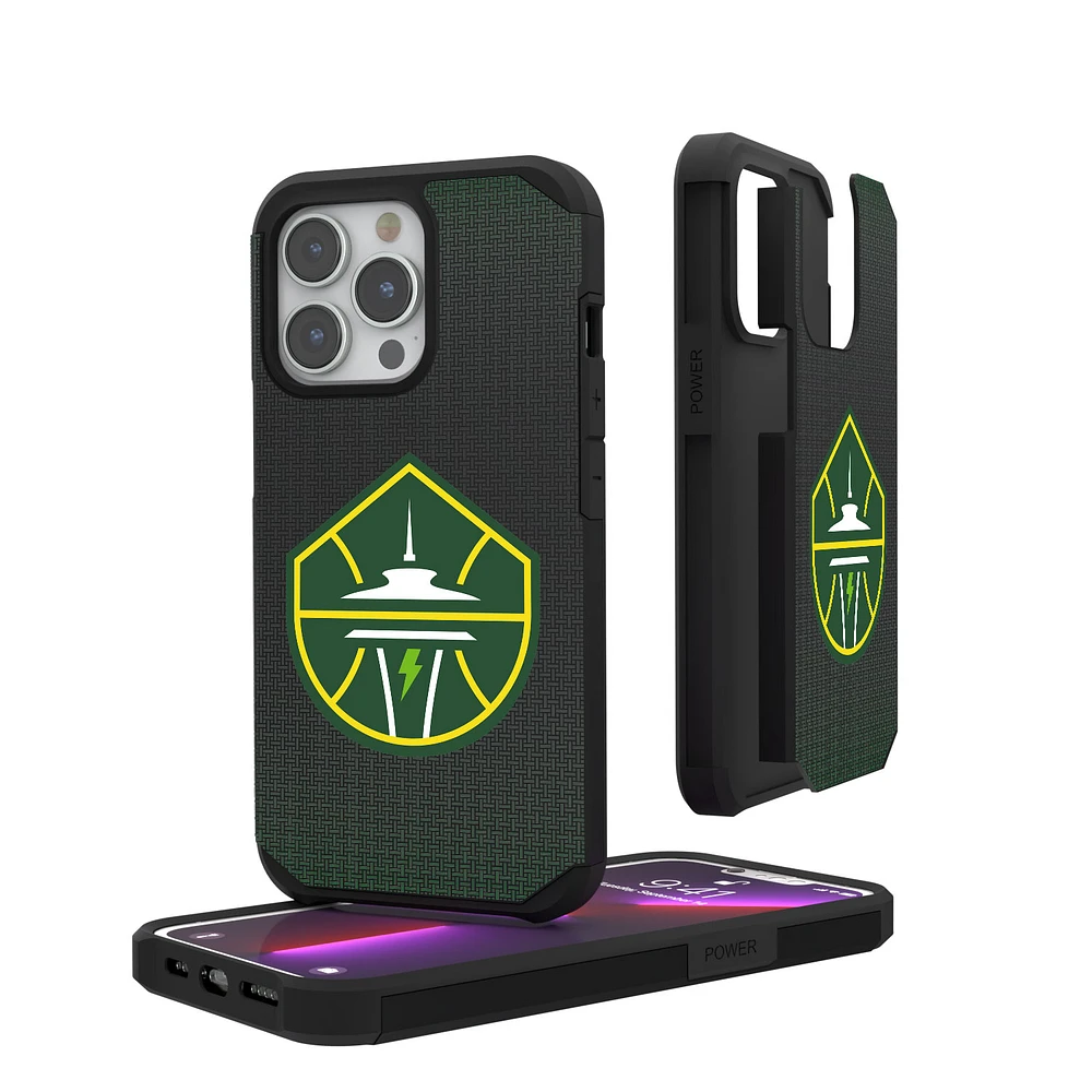 Seattle Storm Linen Logo iPhone Rugged Case
