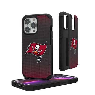 Tampa Bay Buccaneers Linen Logo iPhone Rugged Case