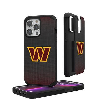 Washington Commanders Linen Logo iPhone Rugged Case