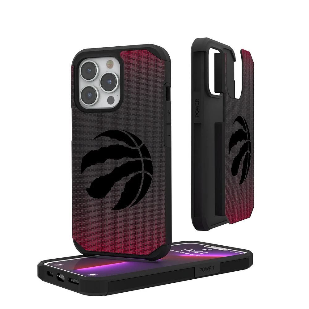 Toronto Raptors Linen Logo iPhone Rugged Case