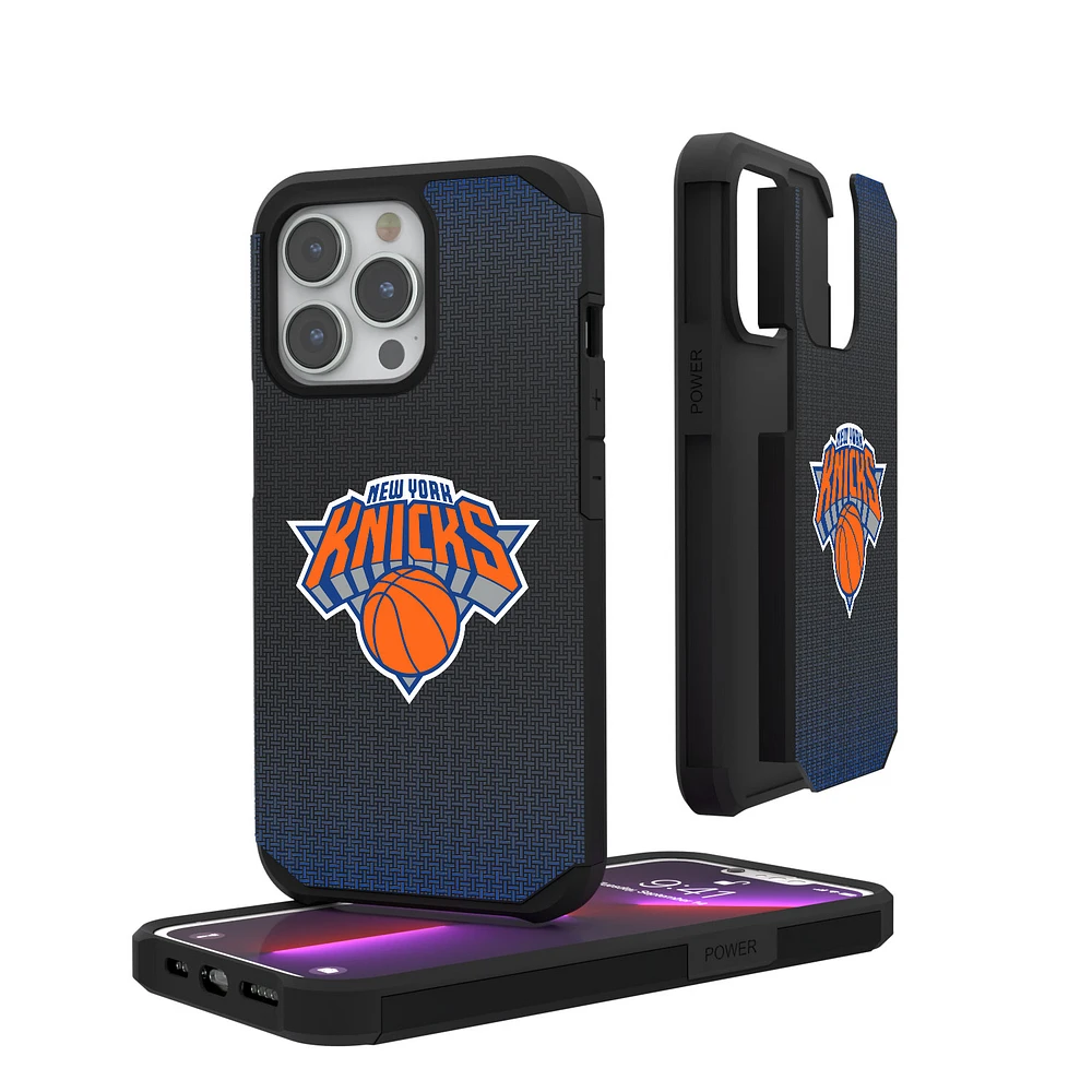 New York Knicks Linen Logo iPhone Rugged Case