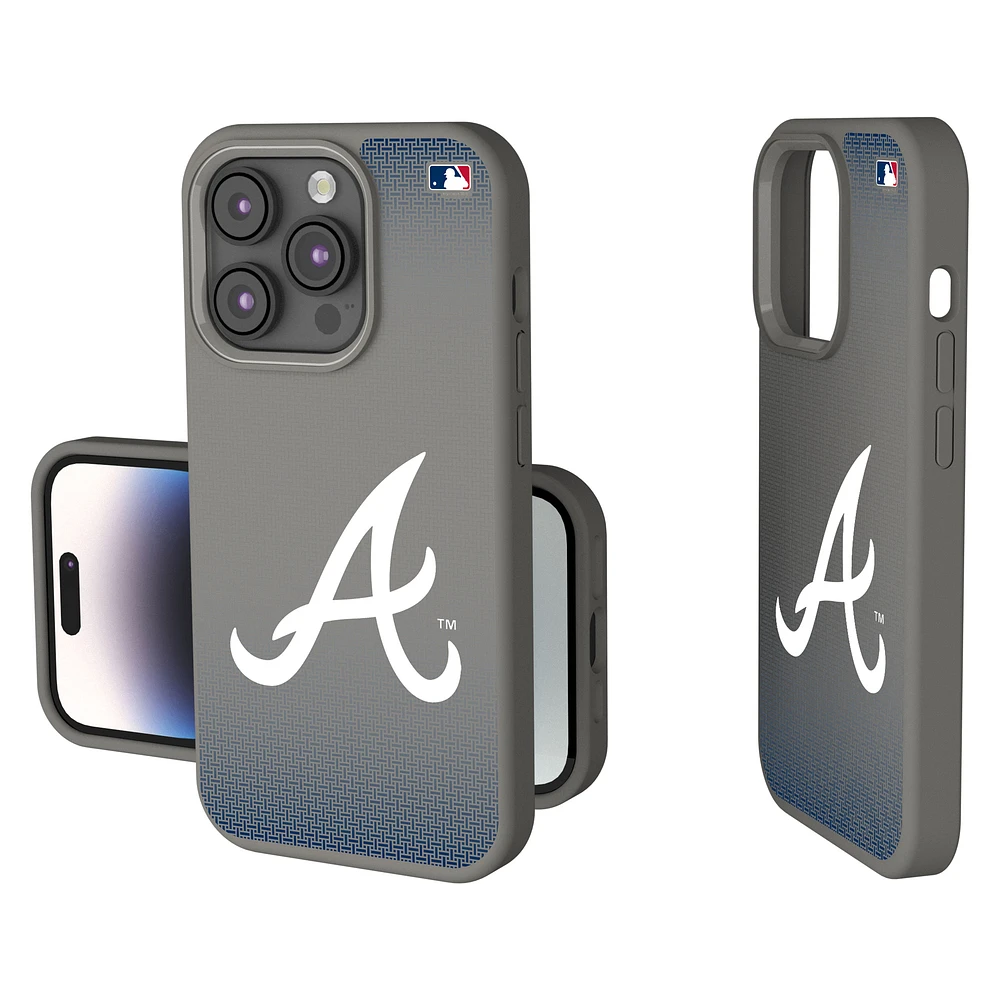 Atlanta Braves Linen Logo iPhone Soft Touch Case