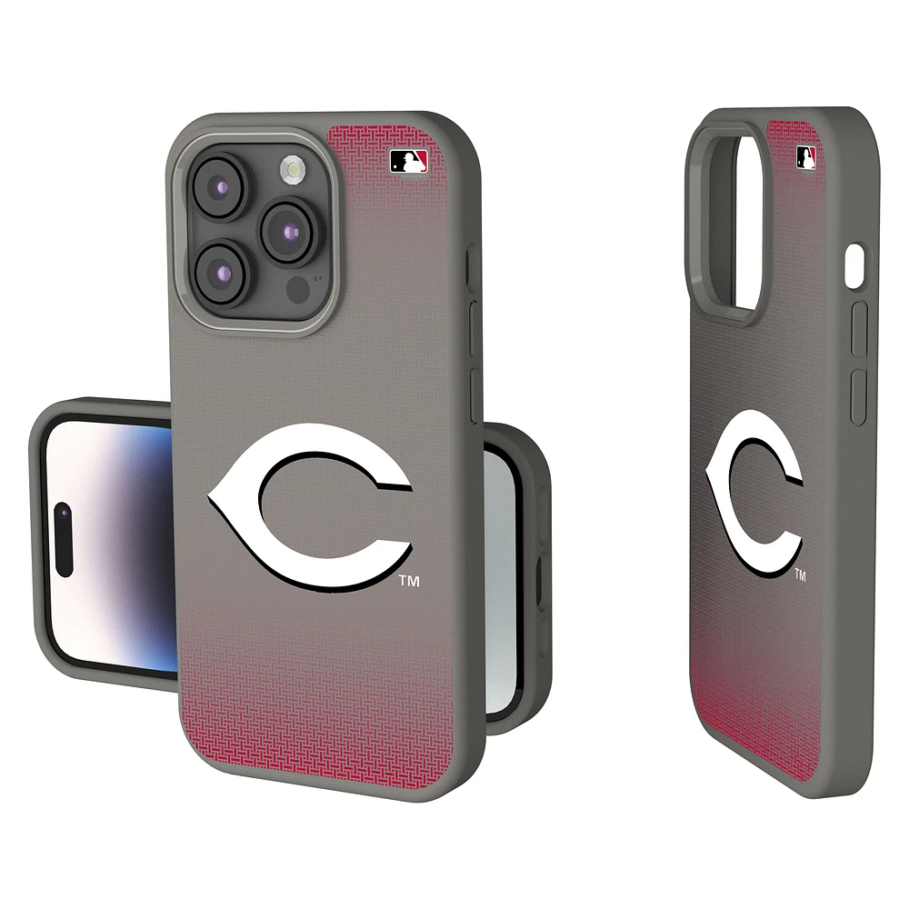 Cincinnati Reds Linen Logo iPhone Soft Touch Case