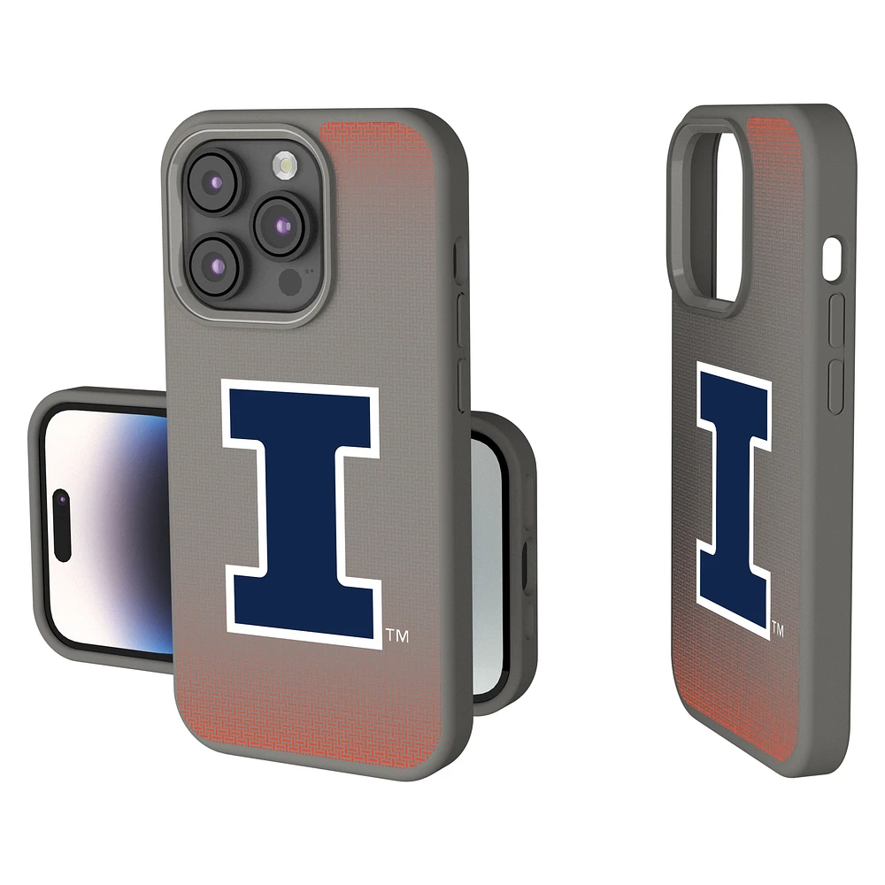 Illinois Fighting Illini Linen Logo iPhone Soft Touch Case
