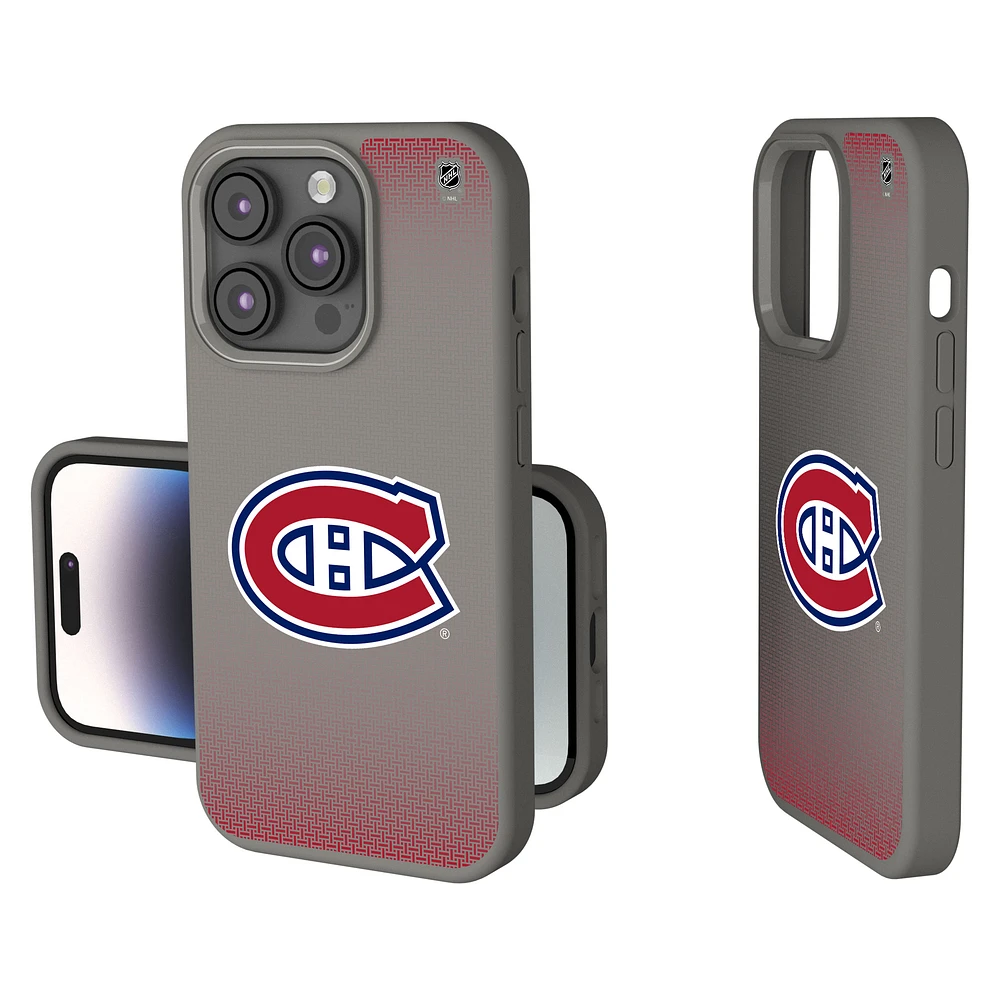 Montreal Canadiens Linen Logo iPhone Soft Touch Case