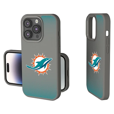 Miami Dolphins Linen Logo iPhone Soft Touch Case