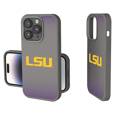 LSU Tigers Linen Logo iPhone Soft Touch Case