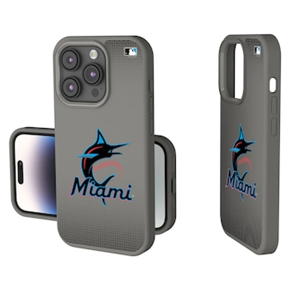 Miami Marlins Linen Logo iPhone Soft Touch Case