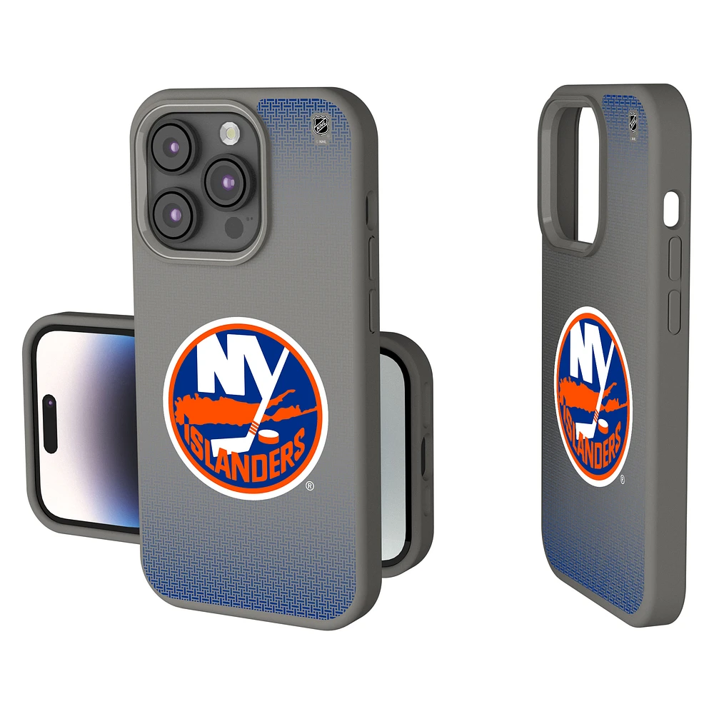 New York Islanders Linen Logo iPhone Soft Touch Case