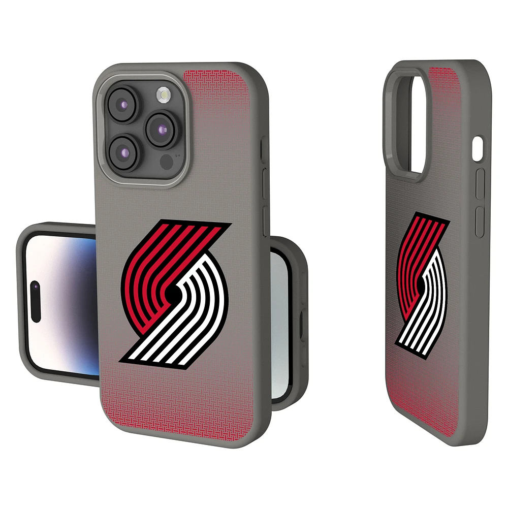 Portland Trail Blazers Linen Logo iPhone Soft Touch Case