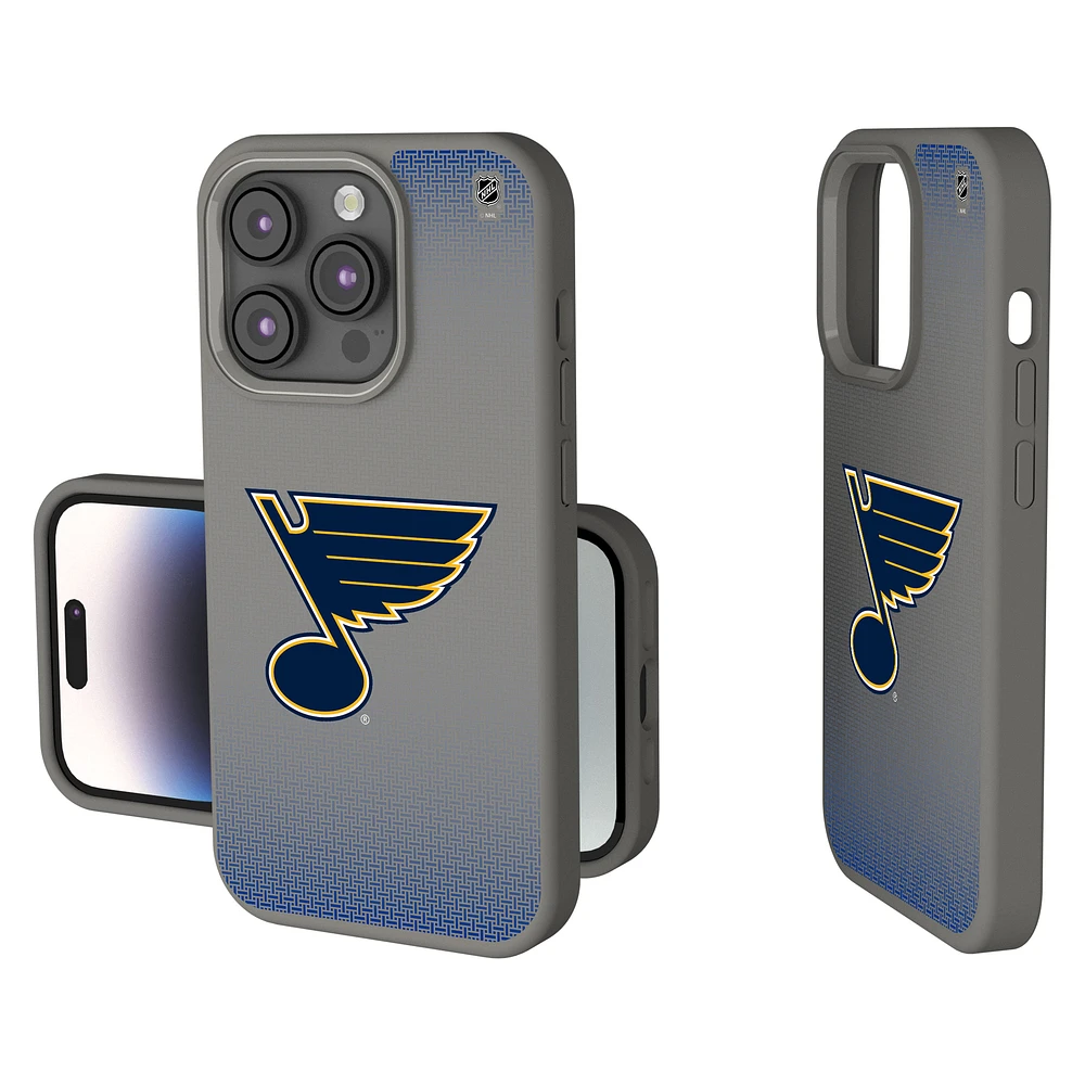 St. Louis Blues Linen Logo iPhone Soft Touch Case