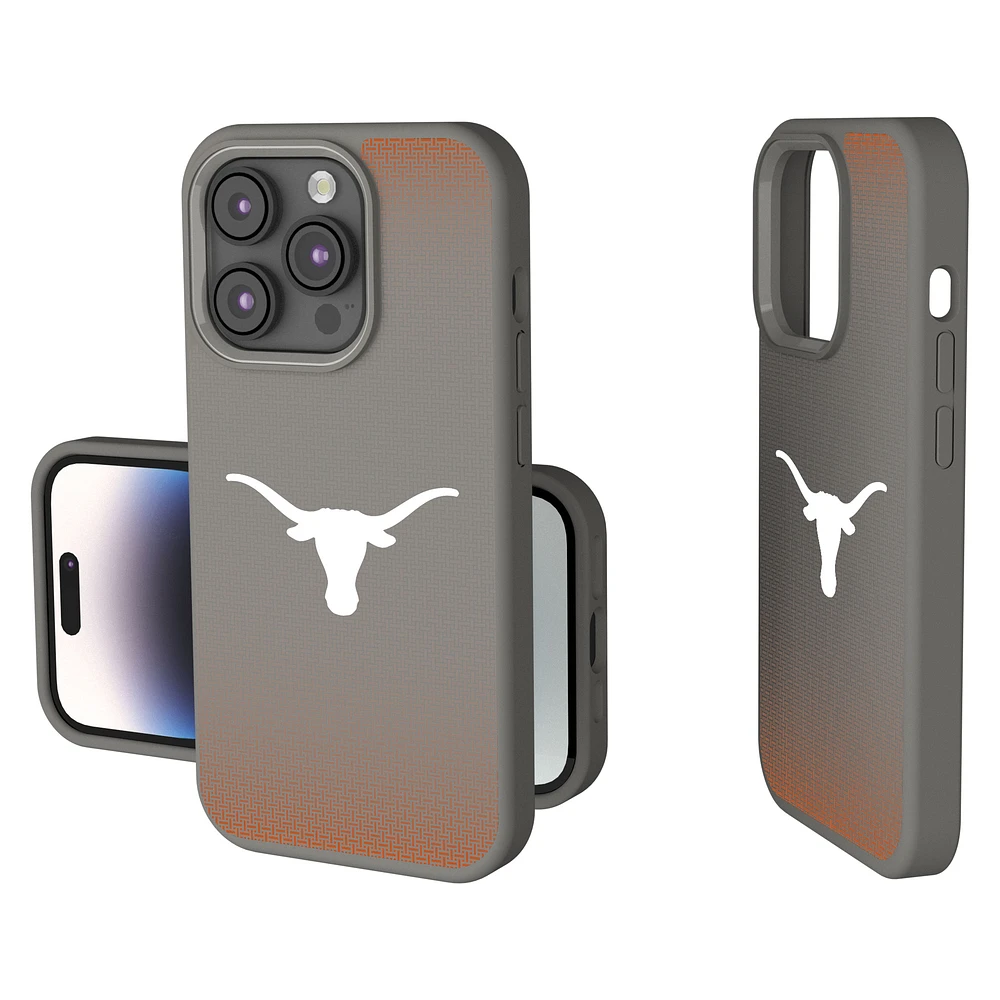 Texas Longhorns Linen Logo iPhone Soft Touch Case