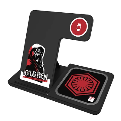 Keyscaper Kylo Ren Black Star Wars Ransom 3-in-1 Charging Station