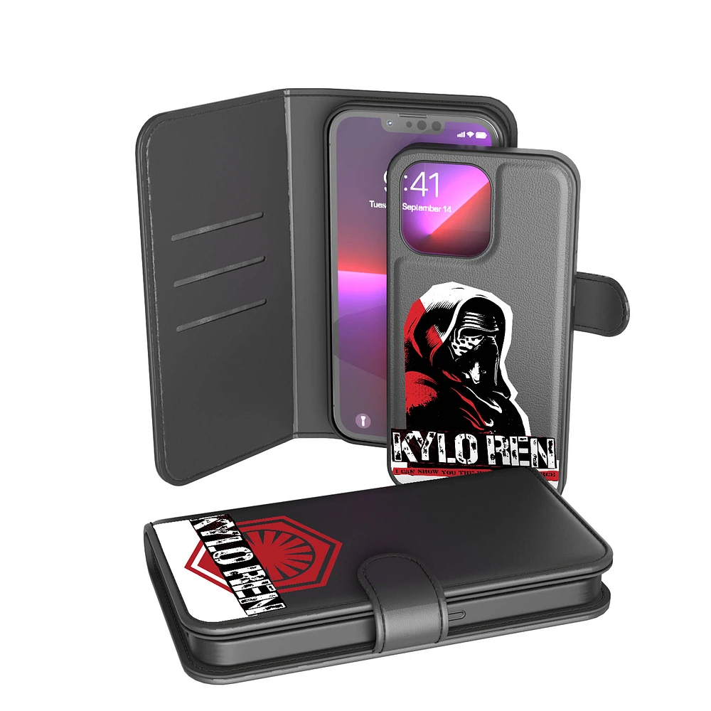 Keyscaper Kylo Ren Black Star Wars Ransom iPhone Wallet Case