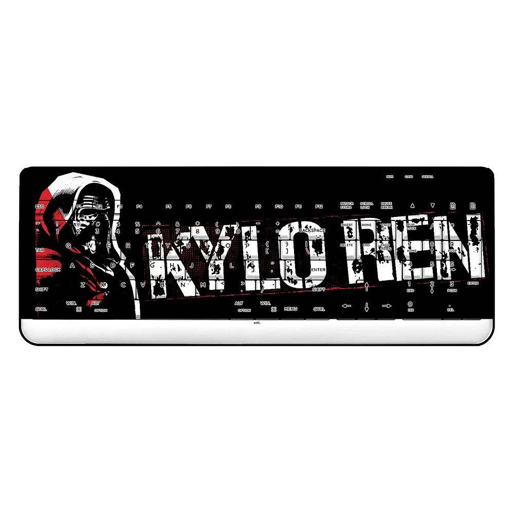 Keyscaper Kylo Ren Black Star Wars Ransom Wireless Keyboard