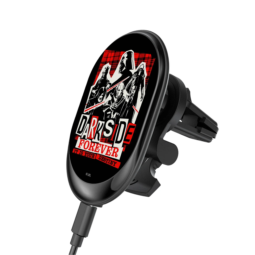 Keyscaper Black Star Wars Ransom Wireless Magnetic Car Charger