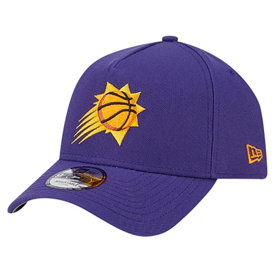 Men's New Era Purple Phoenix Suns A-Frame 9FORTY Adjustable Hat
