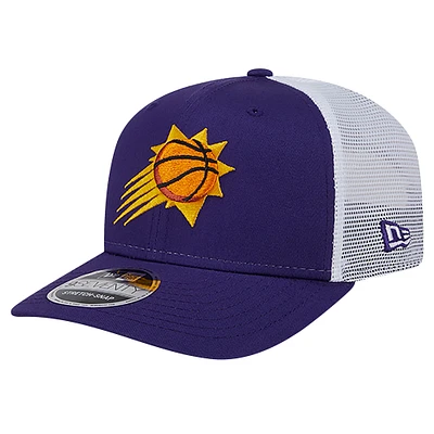 Men's New Era Purple/White Phoenix Suns Trucker 9SEVENTY Stretch-Snap Hat