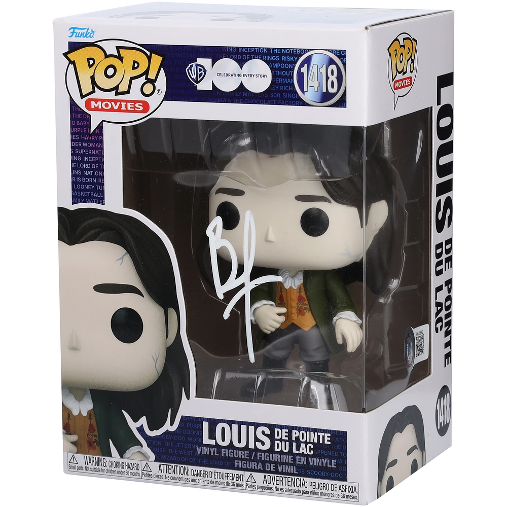 Brad Pitt Interview With The Vampire Autographed Louis De Pointe Du Lac #1418 Funko Pop! Vinyl Figure - Signed in White Ink - BAS