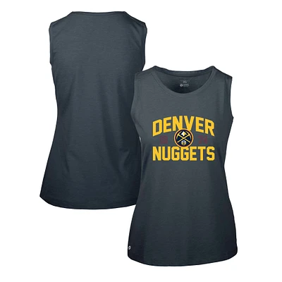 Women's Levelwear Navy Denver Nuggets Macy Tank Top