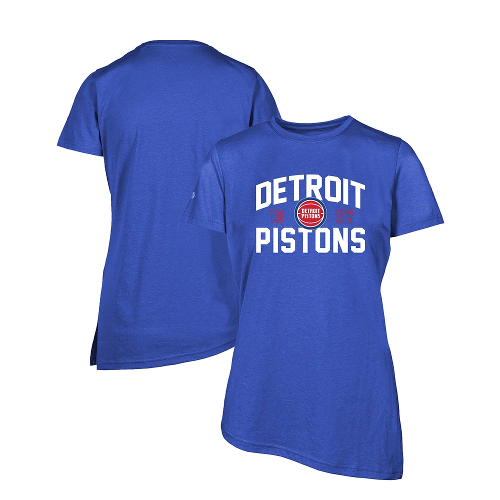 Women's Levelwear Blue Detroit Pistons Birch T-Shirt