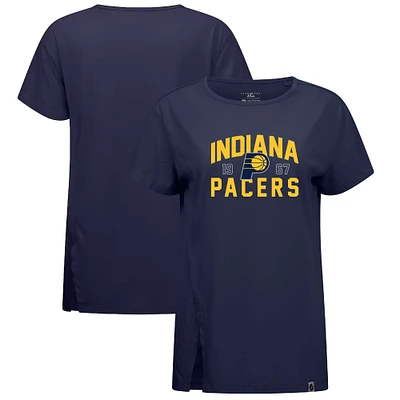 Women's Levelwear Navy Indiana Pacers Influx T-Shirt