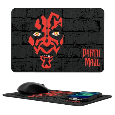 Keyscaper Darth Maul Black Star Wars Iconic Wireless Charger & Mouse Pad