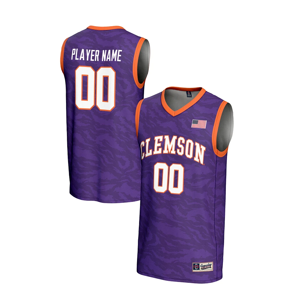 Youth GameDay Greats Clemson Tigers NIL Pick-A-Player Men's Basketball Lightweight Jersey